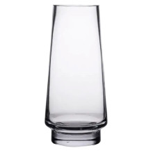 Стеклянная декоративная ваза для цветов 30 см прозрачная ваза для интерьера 2.6 л HP-10-19