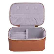 Скринька для прикрас з еко шкіри на блискавці міні органайзер для ювелірних виробів HP-5-26BR (LG-HP-5-26BR)