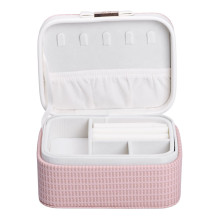 Скринька для прикрас з еко шкіри 15.5×11.5×8.5 ​​органайзер для ювелірних виробів HP-5-37P (LG-HP-5-37P)