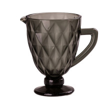 Глечик для напоїв із товстого скла 1 л гранований сірий HP038G (LG-2025940046) Глечик для напоїв із товстого скла 1 л гранований сірий HP038G (LG-2025940046)