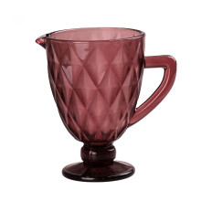 Глечик для напоїв із товстого скла 1 л гранований рожевий HP038P (LG-2025940045) Глечик для напоїв із товстого скла 1 л гранований рожевий HP038P (LG-2025940045)