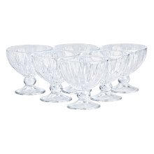 Креманка на ніжці скляна прозора 250 (мл) набір креманок 6 штук для салатів, десертів, желе HP520 (LG-2148787603) Креманка на ніжці скляна прозора 250 (мл) набір креманок 6 штук для салатів, десертів, желе HP520 (LG-2148787603)