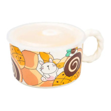 порцелянова бульйонниця 800 мл з пластиковою кришкою Кролик супниця миска для локшини HP7215R (LG-2183918502) порцелянова бульйонниця 800 мл з пластиковою кришкою Кролик супниця миска для локшини HP7215R (LG-2183918502)