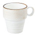 Чашка порцелянова 350 мл для кави чаю Біла HP23384 (LG-2183918577)