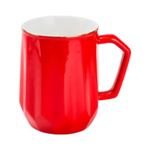 Чашка порцелянова для чаю та кави 400 мл кружка універсальна Червона HP7189R (LG-2183858178) Чашка порцелянова для чаю та кави 400 мл кружка універсальна Червона HP7189R (LG-2183858178)