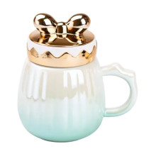 Чашка порцелянова 500 мл із кришкою Зелена HP7194GR (LG-2183918433) Чашка порцелянова 500 мл із кришкою Зелена HP7194GR (LG-2183918433)