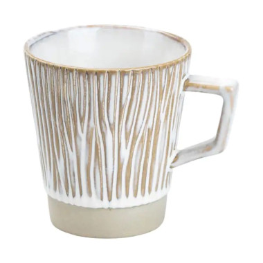 Чашка порцелянова для чаю та кави 300 мл у стилі ретро Коричнева HP7208BR (LG-2183918485)