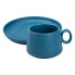 Чашка з блюдцем порцелянова 300 мл Синя HP7209BL (LG-2183918492)