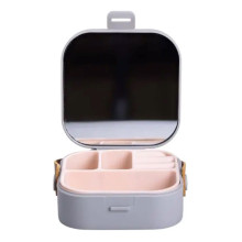 Скринька для прикрас 9×9×3.8 см міні органайзер для ювелірних виробів HP-5-27G (LG-HP-5-27G)