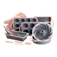 Силіконовий набір форм для випічки з антипригарним покриттям з кухонним приладдям та прихваткою 11 шт HP34542 (LG-2183953905) Силіконовий набір форм для випічки з антипригарним покриттям з кухонним приладдям та прихваткою 11 шт HP34542 (LG-2183953905)