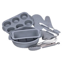 Силіконовий набір форм для випічки з антипригарним покриттям з кухонним приладдям та прихваткою 8 шт HP34543 (LG-2183953906) Силіконовий набір форм для випічки з антипригарним покриттям з кухонним приладдям та прихваткою 8 шт HP34543 (LG-2183953906)