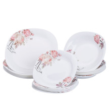 Столовий сервіз порцелянаовий на 6 персон 18 тарілок білий HP-7-714 (LG-2394098778) Столовий сервіз порцелянаовий на 6 персон 18 тарілок білий HP-7-714 (LG-2394098778)