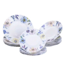 Столовий порцелянаовий сервіз на 6 персон 18 предметів Білий HP-7-717 (LG-2394098779) Столовий порцелянаовий сервіз на 6 персон 18 предметів Білий HP-7-717 (LG-2394098779)