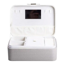 Скринька для прикрас із еко шкіри 24.5×17×10 органайзер для ювелірних виробів HP-5-38 (LG-HP-5-38)