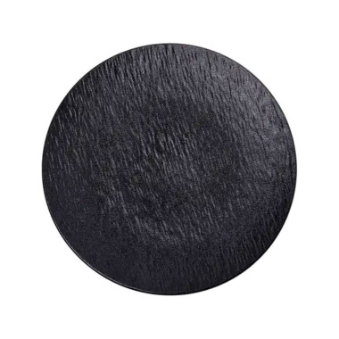 Тарілка сервірувальна порцелянова 25 см чорна HP-7-727 (LG-2394098789)