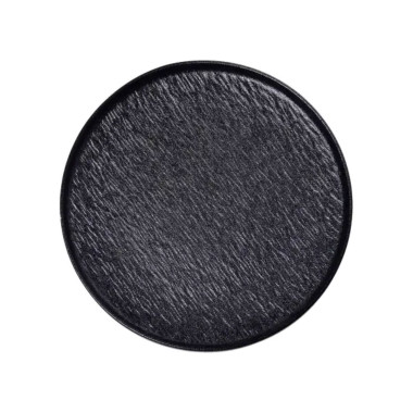 Тарілка порцелянова 25 см плоска чорна HP-7-735 (LG-2394098797)