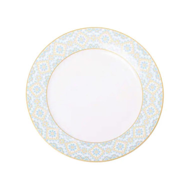 Тарілка сервірувальна порцелянова 26.5 см з орнаментом HP-7-738 (LG-2394098800)