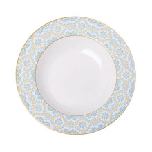 Тарілка супова порцелянова 21.5 см з орнаментом HP-7-739 (LG-2394098801) Тарілка супова порцелянова 21.5 см з орнаментом HP-7-739 (LG-2394098801)