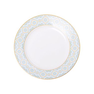 Тарілка десертна порцелянова 19 см з орнаментом HP-7-740 (LG-2394098802)
