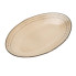 Тарілка сервірувальна кругла порцелянова 27.5 см бежева HP23377 (LG-2183918570)