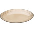 Тарілка сервірувальна кругла порцелянова 27.5 см бежева HP23377 (LG-2183918570)