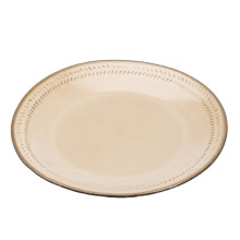 Тарілка сервірувальна кругла порцелянова 22.5 см бежева HP23378 (LG-2183918571) Тарілка сервірувальна кругла порцелянова 22.5 см бежева HP23378 (LG-2183918571)