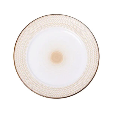 Тарілка сервірувальна 26 см плоска порцелянова HP23387 (LG-2203469074)