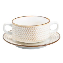 Тарілка для супу глибока 300 мл із блюдцем HP23388 (LG-2183918581) Тарілка для супу глибока 300 мл із блюдцем HP23388 (LG-2183918581)