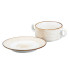 Тарілка для супу глибока 300 мл із блюдцем HP23388 (LG-2183918581)