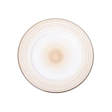 Тарілка десертна кругла 20.5 см плоска порцелянова HP23390 (LG-2203469075) Тарілка десертна кругла 20.5 см плоска порцелянова HP23390 (LG-2203469075)