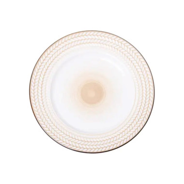 Тарілка десертна кругла 20.5 см плоска порцелянова HP23390 (LG-2203469075)