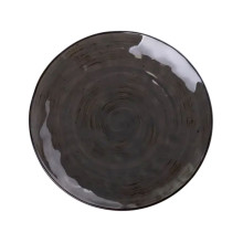 Тарілка сервірувальна кругла 26 см плоска порцелянова коричнева HP23393 (LG-2203469077) Тарілка сервірувальна кругла 26 см плоска порцелянова коричнева HP23393 (LG-2203469077)