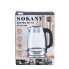 Електрочайник Sokany SK-SH-1069 Electric Kettle 2000W 2l прозорий чайник (LG-2084748752)