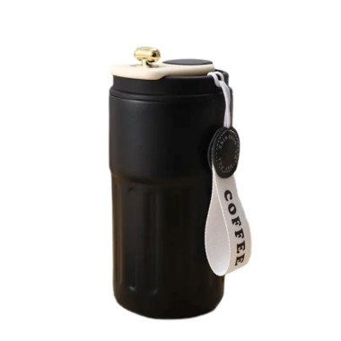 Термочашка Coffee з датчиком температури 500 мл чорна HP-14-10B (LG-2394098844)