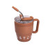 Термочашка Coffee & Tea з трубочкою коричнева HP-14-23BR (LG-2394098879)