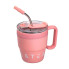 Термочашка Coffee & Tea з трубочкою рожева HP-14-23P (LG-2394098878)