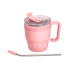 Термочашка Coffee & Tea з трубочкою рожева HP-14-23P (LG-2394098878)