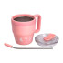 Термочашка Coffee & Tea з трубочкою рожева HP-14-23P (LG-2394098878)