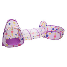 Намет дитячий 3 в 1 70×70×90 см ігровий намет з тунелем і басейном Фіолетовий HP-S-4NDV (LG-HP-S-4NDV) Намет дитячий 3 в 1 70×70×90 см ігровий намет з тунелем і басейном Фіолетовий HP-S-4NDV (LG-HP-S-4NDV)
