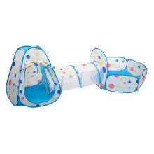 Намет дитячий 3 в 1 70×70×90 см ігровий намет з тунелем і басейном Блакитна HP-S-4NDBL (LG-HP-S-4NDBL) Намет дитячий 3 в 1 70×70×90 см ігровий намет з тунелем і басейном Блакитна HP-S-4NDBL (LG-HP-S-4NDBL)