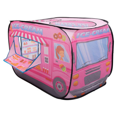 Дитячий ігровий намет «Фургон з морозивом» 110×70×66 см намет для дівчинки Рожевий HP-S-5NDP (LG-HP-S-5NDP)