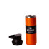 Термос з напувалкою та ручкою 550 мл з нержавіючої сталі Помаранчевий HPGM5010O (LG-2031781820)