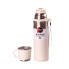 Термос з чашкою та ремінцем 600 мл з металевою колбою Білий HPGM80155W (LG-2056501194)