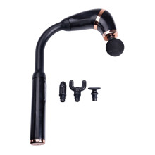 Перкусійний ручний масажер акумуляторний 17 Вт зарядка від USB до 3200 об/хв Чорний HP-11-11B (LG-HP-11-11B)