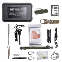 Туристичний набір для виживання в пластиковому чохлі 18х11х5 см похідний набір інструментів для кемпінгу Lugi HP-D-1 (LG-HP-D-1) Туристичний набір для виживання в пластиковому чохлі 18х11х5 см похідний набір інструментів для кемпінгу Lugi HP-D-1 (LG-HP-D-1)