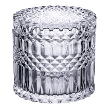 Цукерниця з кришкою я кругла скляна HP-4-100 (LG-HP-4-100)