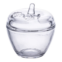 Цукерниця з кришкою Ø 9.5 см ваза цукерниця кругла скляна у формі яблука HP-4-101 (LG-HP-4-101) Цукерниця з кришкою Ø 9.5 см ваза цукерниця кругла скляна у формі яблука HP-4-101 (LG-HP-4-101)