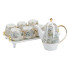 Чайний сервіз на таці чашки та чайник для заварювання 7 предметів HP6166 (LG-2203469057)