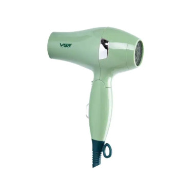 Фен для волосся VGR HPV432 з концентратором 1000 Вт Зелений (LG-2089147462)
