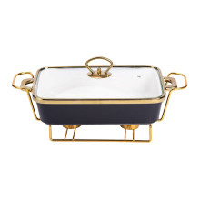 Марміт порцелянаовий зі скляною кришкою 35.5х19х15.5 см на металевій підставці 1,5 л Чорний HTJ-1002 (LG-HTJ-1002) Марміт порцелянаовий зі скляною кришкою 35.5х19х15.5 см на металевій підставці 1,5 л Чорний HTJ-1002 (LG-HTJ-1002)